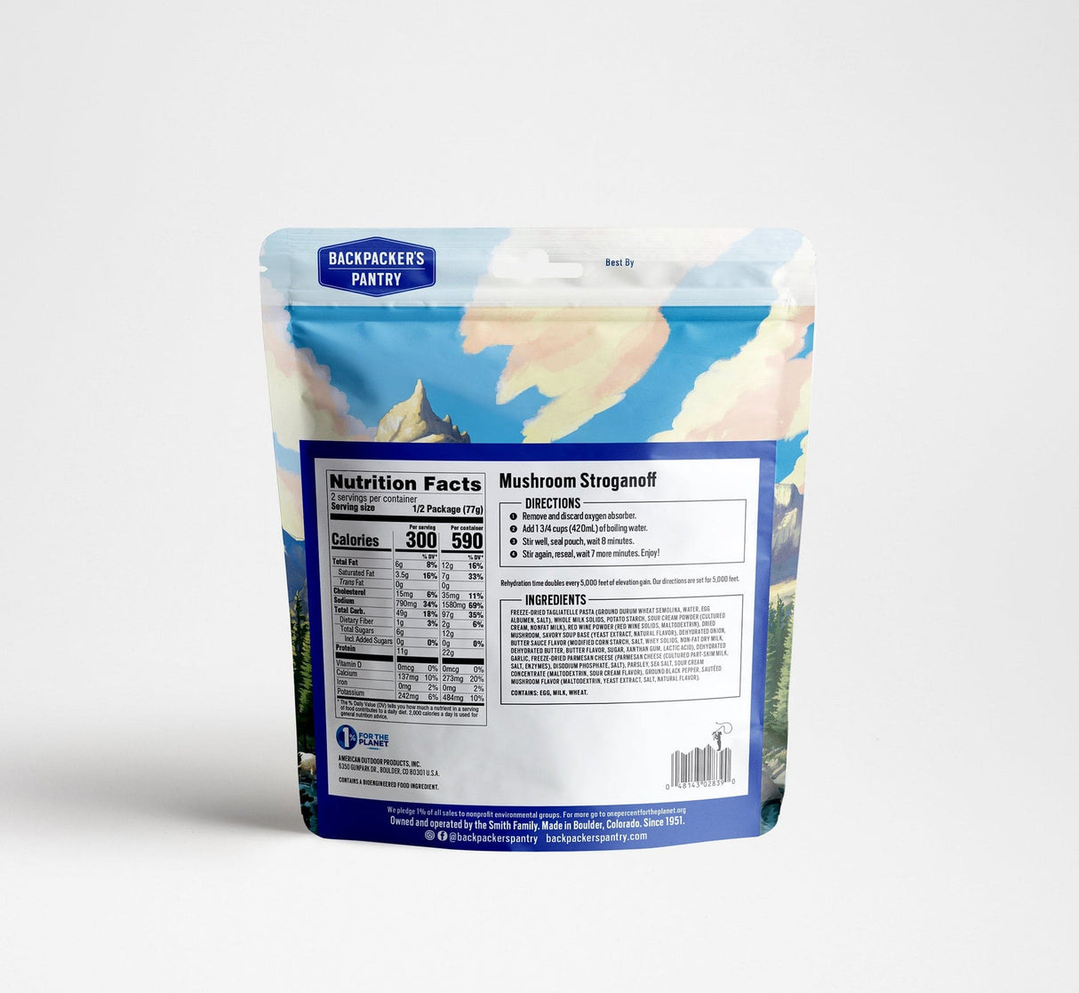 Backpackers Pantry Mushroom Stroganoff