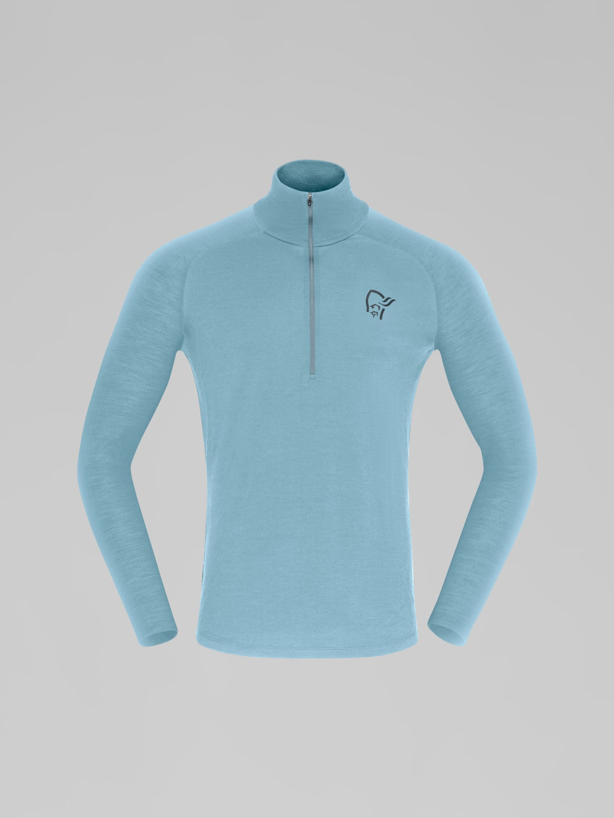 Norrona Femund PureUll Zip Neck - Mens Trooper