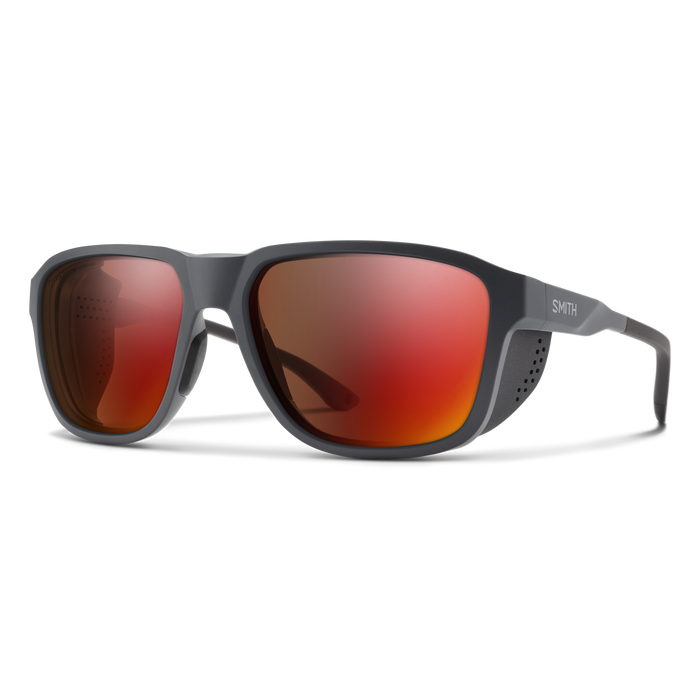Smith Embark Matte Slate | ChromaPop Glacier Photochromic Copper Red Mirror Lens