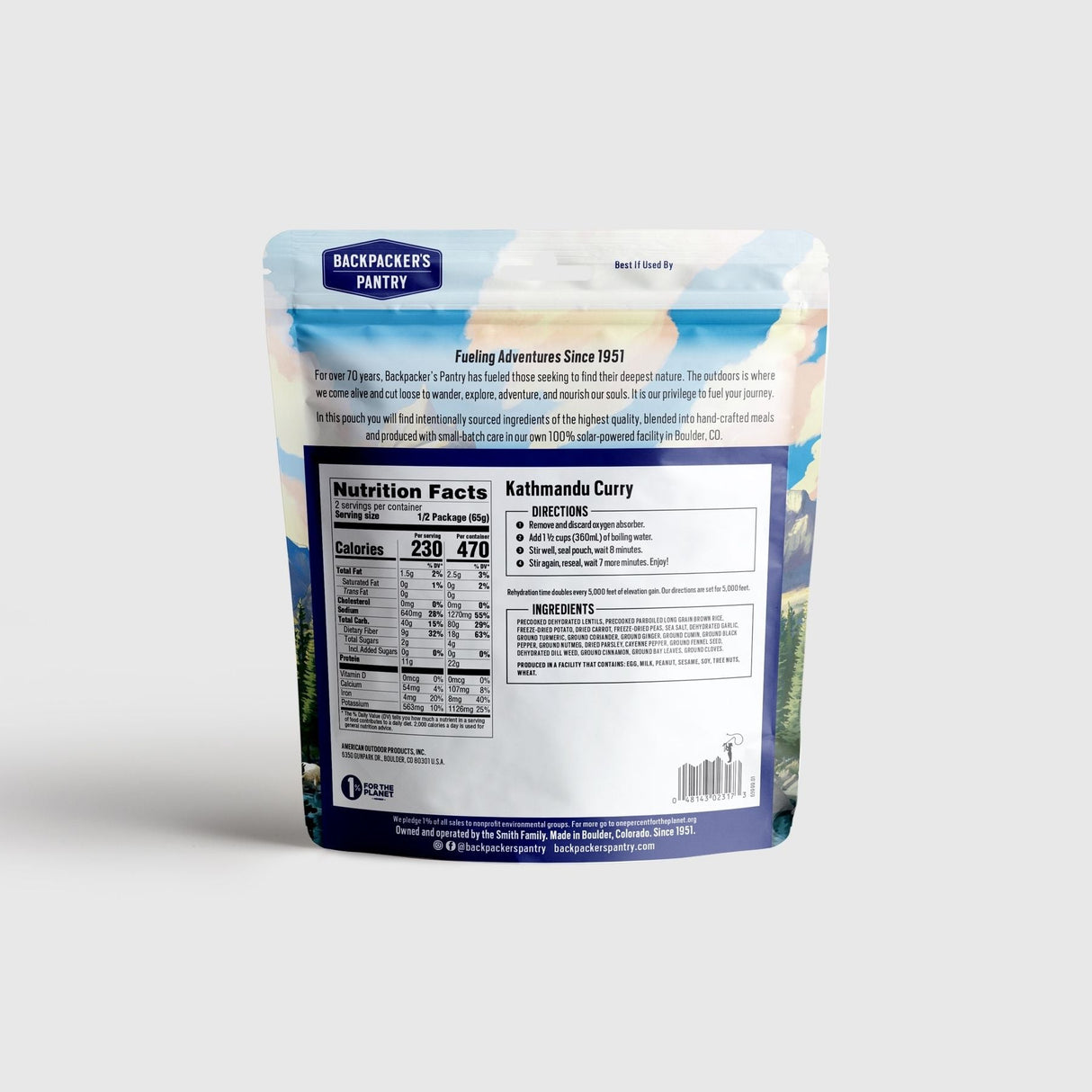 Backpackers Pantry Katmandu Curry