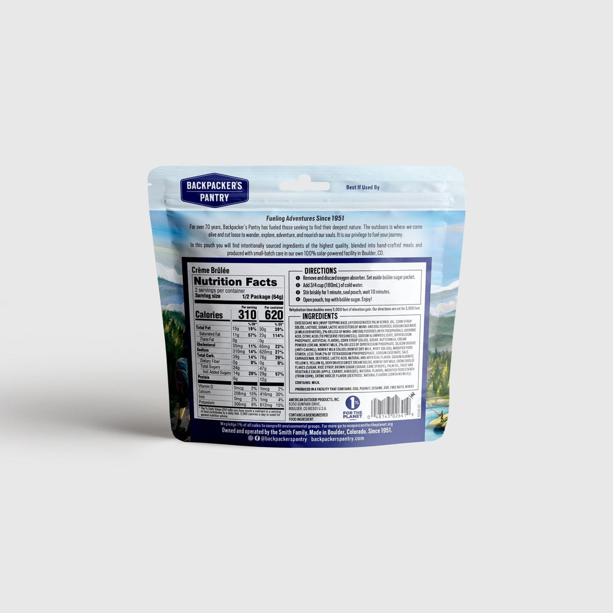 Backpackers Pantry Creme Brulee