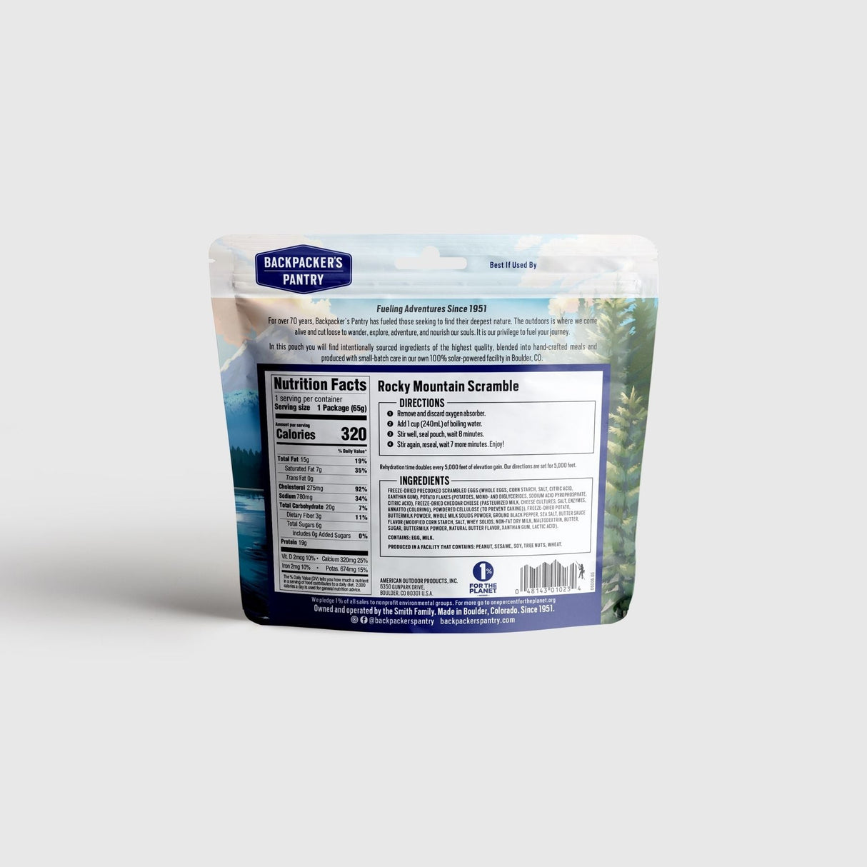 Backpackers Pantry Rocky Mountain Scramble