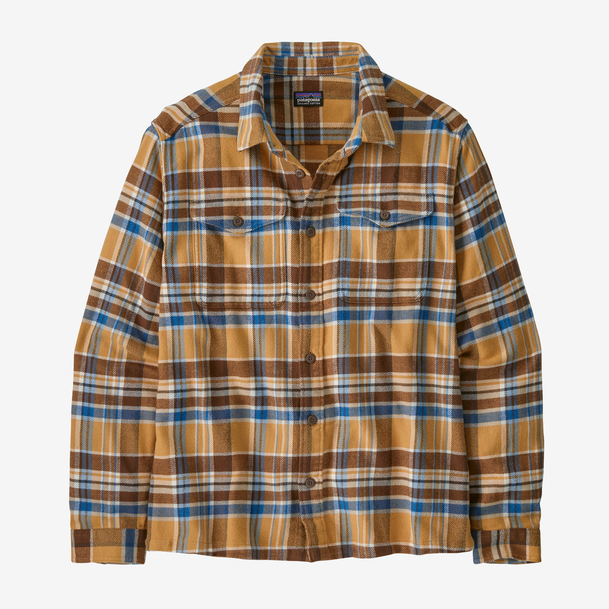 Patagonia Fjord Flannel Shirt - Mens Adventurer: Pufferfish Gold / XXL