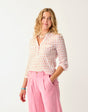 Carve Designs Dylan Gauze Shirt - Womens Pink Batik
