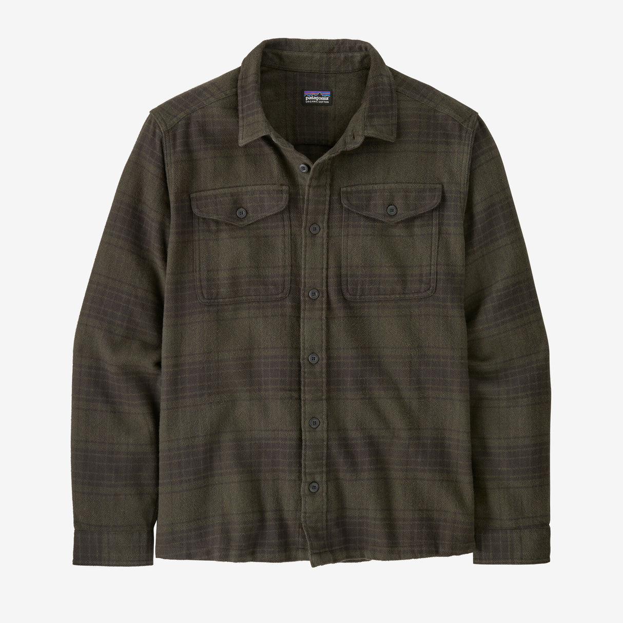Patagonia Fjord Flannel Shirt - Mens Cascade: Basin Green / XS