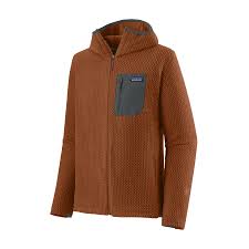 Patagonia R1 Air Full-Zip Hoody - Mens - Past Season Robin Brown / XL