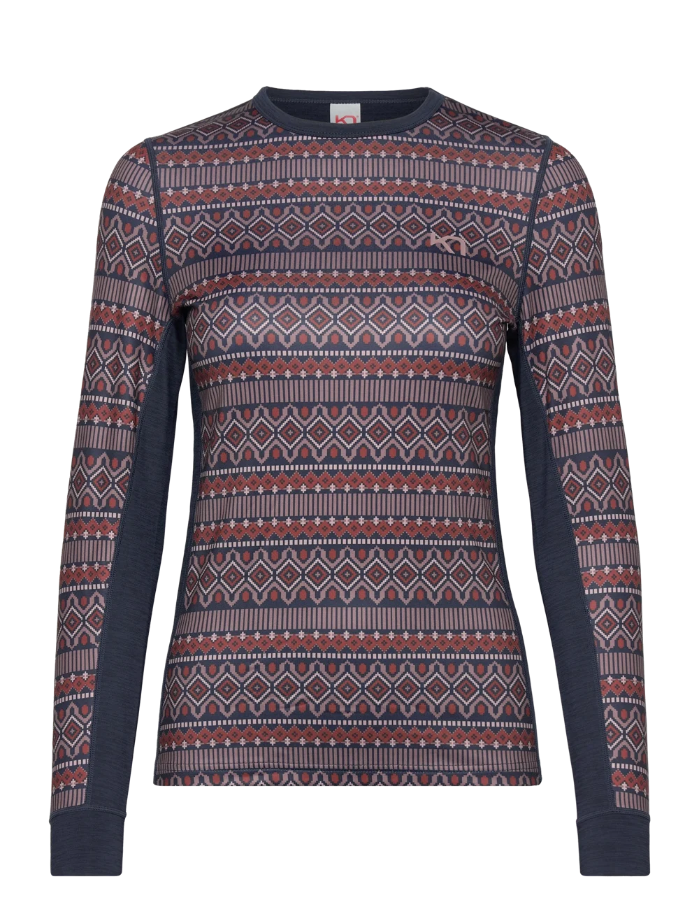Kari Traa Lune Long Sleeve Crew - Womens Royal / XS
