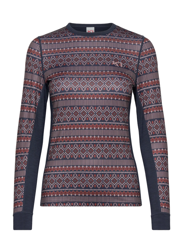 Kari Traa Lune Long Sleeve Crew - Womens Royal / XS