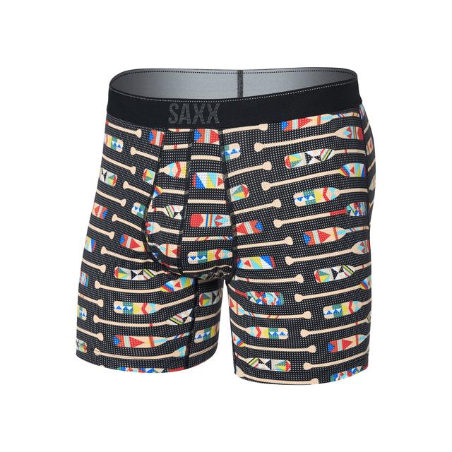 Saxx Quest Quick-Dry Mesh Boxer Brief Oartiz-Black