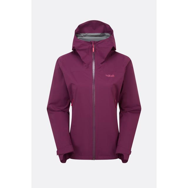 RAB Downpour Light Jacket - Womens Mulberry / XS