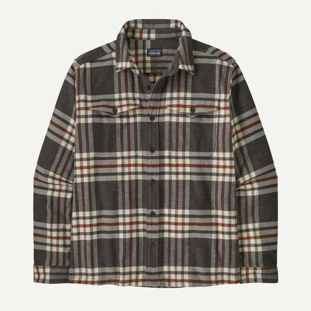 Patagonia Fjord Flannel Shirt - Mens Catch: Ink Black / L