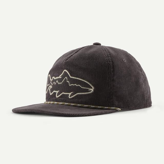 Patagonia Fly Catcher Hat Fitz Roy Trout: Ink Black