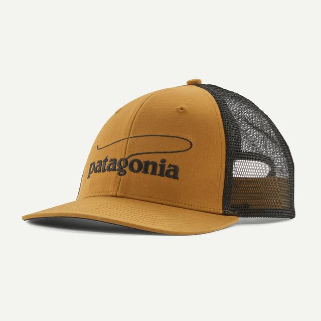Patagonia Take A Stand Trucker Hat Casting Logo: Raptor Brown