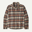 Patagonia Lightweight Fjord Flannel Shirt - Mens Paw: Dried Vanilla / M