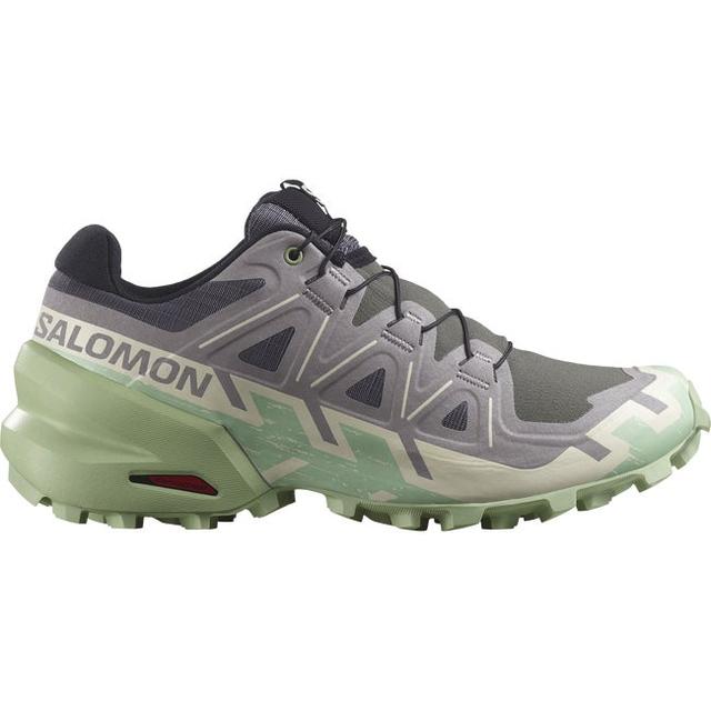 Salomon Speedcross 6 - Womens Castlerock/Vanilla Ice/Smoke Green / 11