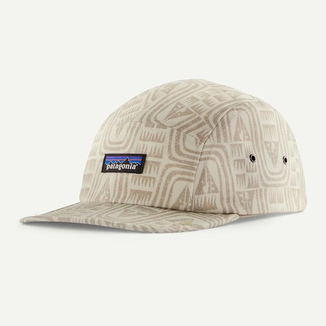 Patagonia P-6 Label Maclure Hat Flow: Dyno White