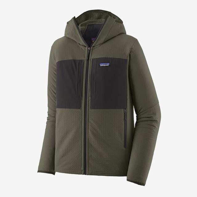 Patagonia R2 TechFace Hoody- Mens Pine Needle Green / M