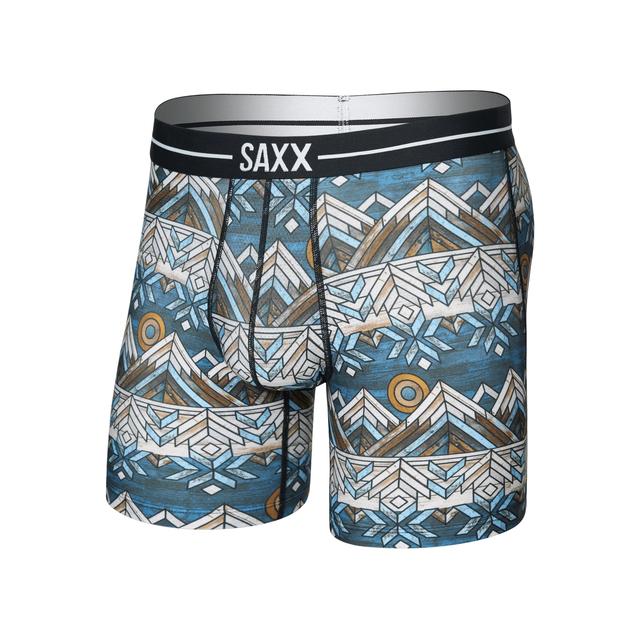 Saxx Volt Breathable Mesh Boxer Brief Deck The Pineapples-Black