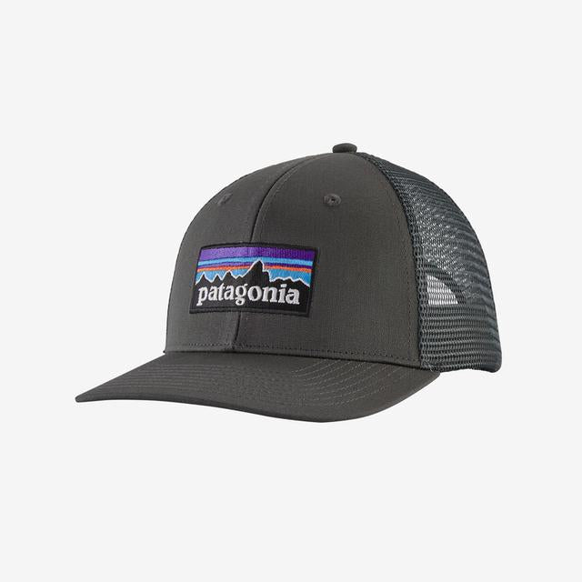 Patagonia P-6 Logo Trucker Hat Shore Blue