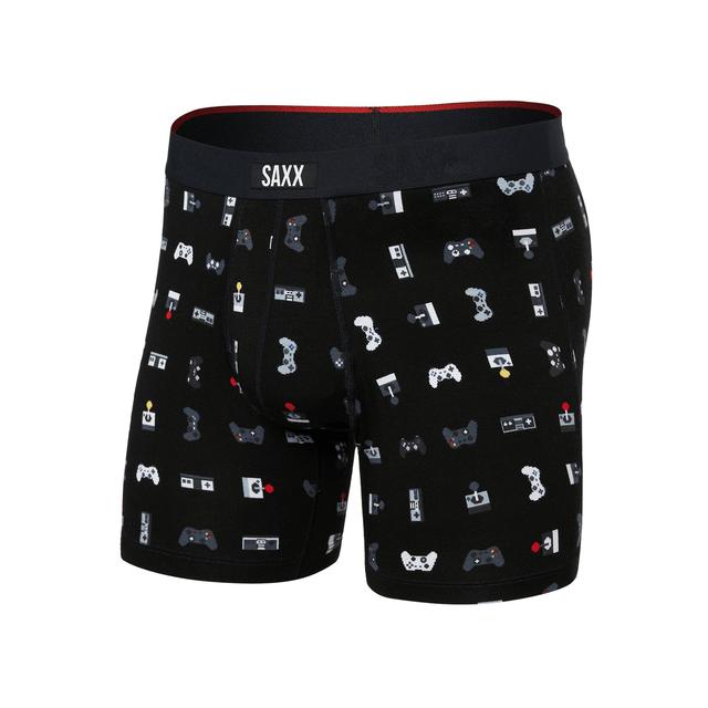 Saxx Vibe Xtra Soft Comfort Boxer Brief Gamer-Black