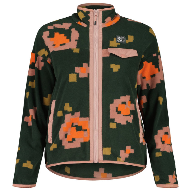 Maloja Bocanam Jacket - Womens deep forest pixelrose / XS