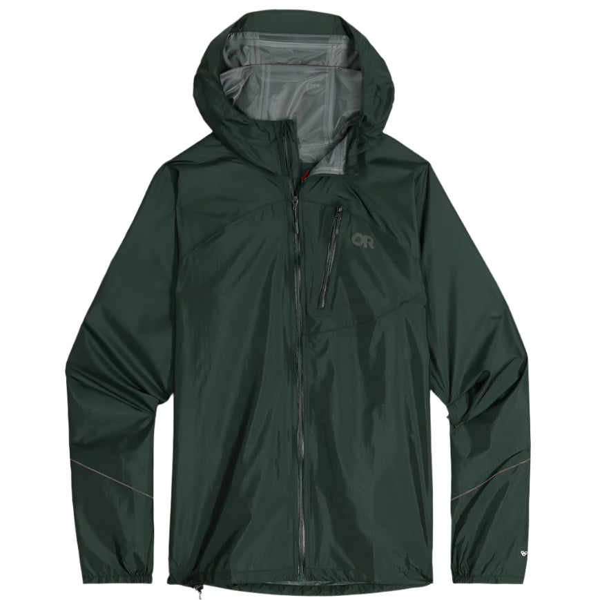 Outdoor Research Helium Rain Jacket - Mens Grove / XL