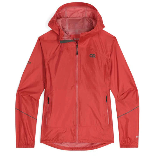 Outdoor Research Helium Rain Jacket - Womens Rhubarb / XS