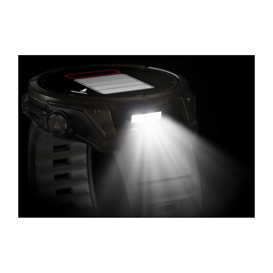 Garmin Fenix 8 47 Mm, Amoled, Slate Gray With Black Silicone Band