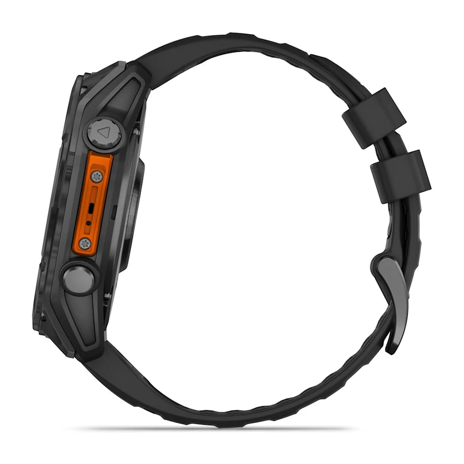 Garmin Fenix 8 51 Mm, Amoled, Slate Gray With Black Silicone Band