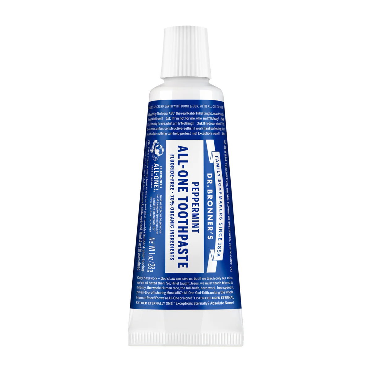 Dr. Bronners Peppermint Travel Toothpaste