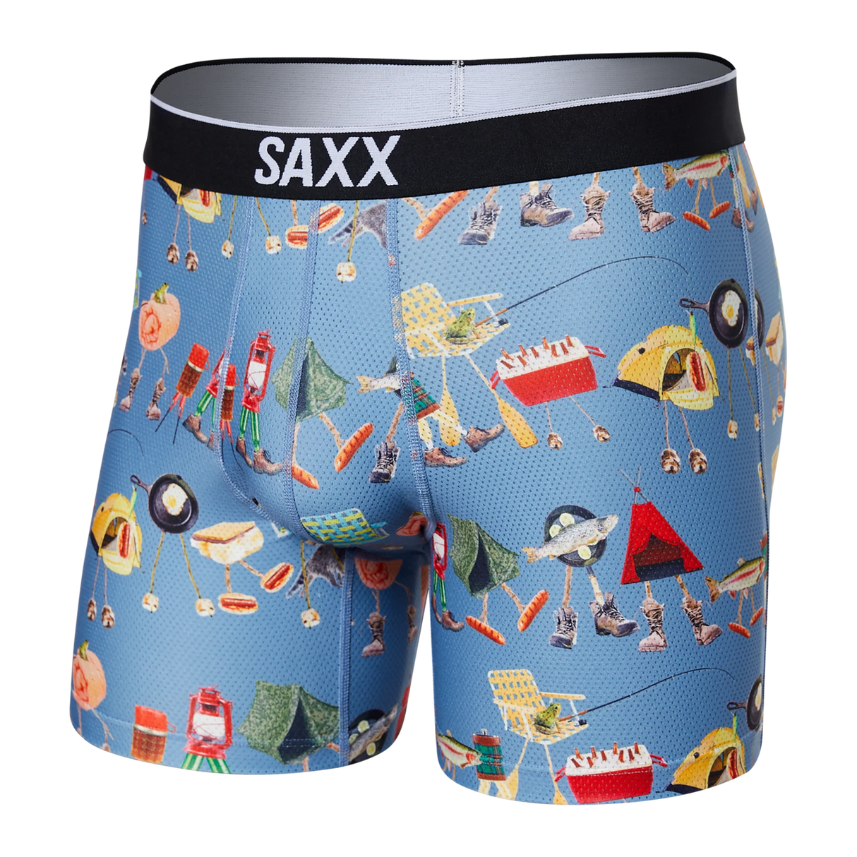 Saxx Volt Breathable Mesh Boxer Brief Timberline-Multi