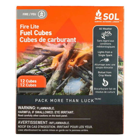 SOL Fire Lite Fuel Cubes