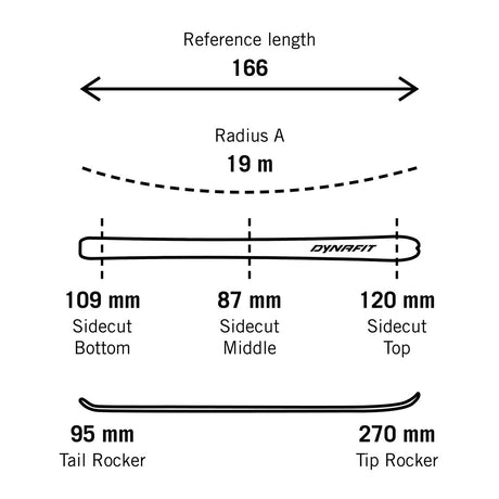 Dynafit Radical 88 Ski - Womens