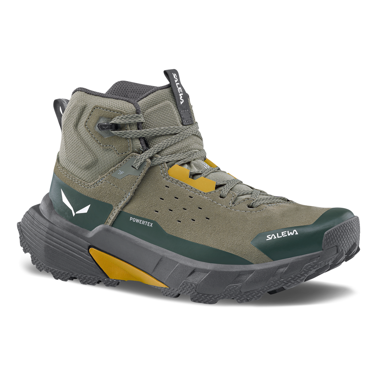 Salewa Pedroc 2 Leather Mid PTX - Mens Faded Green/Dark Olive