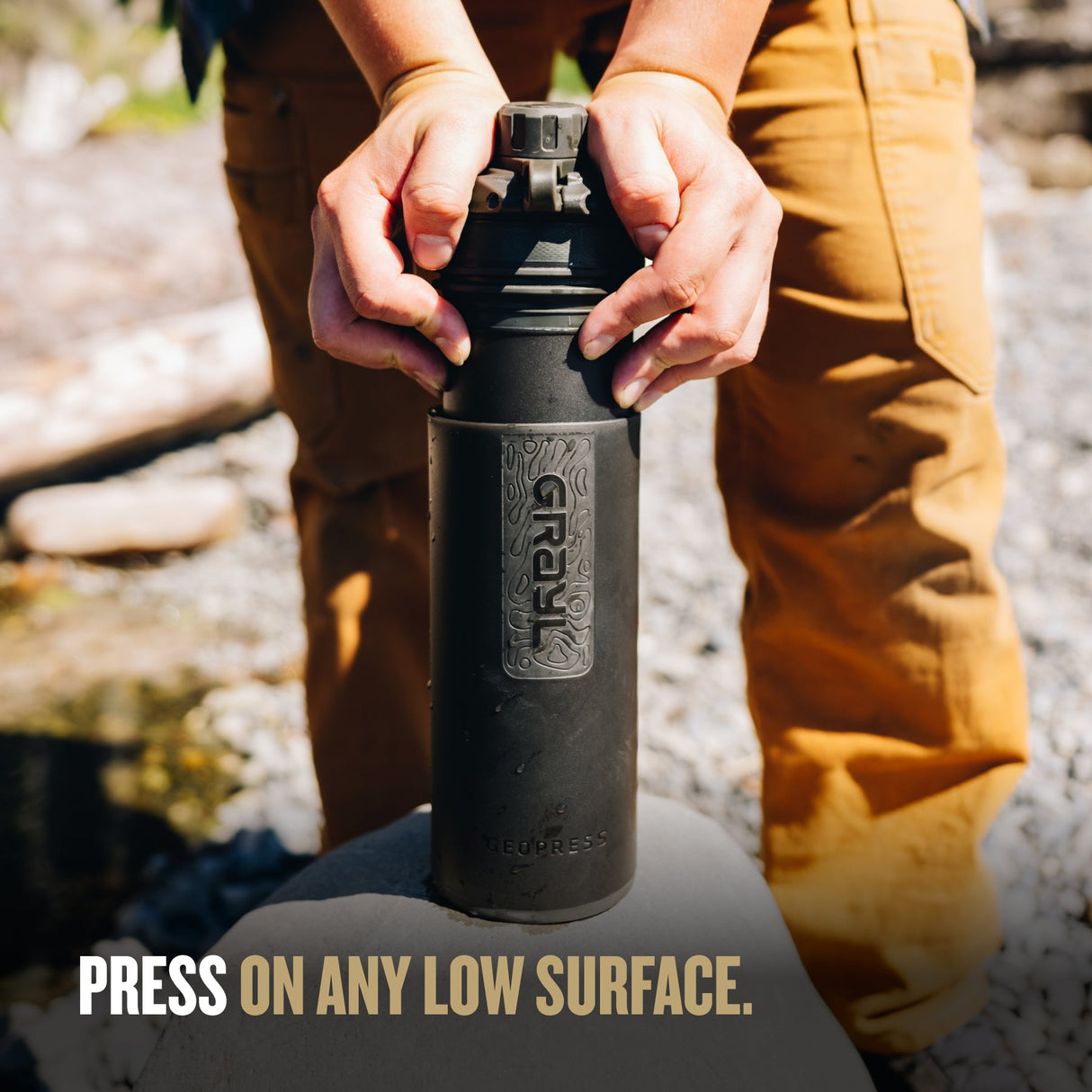 GeoPress Purifier Bottle
