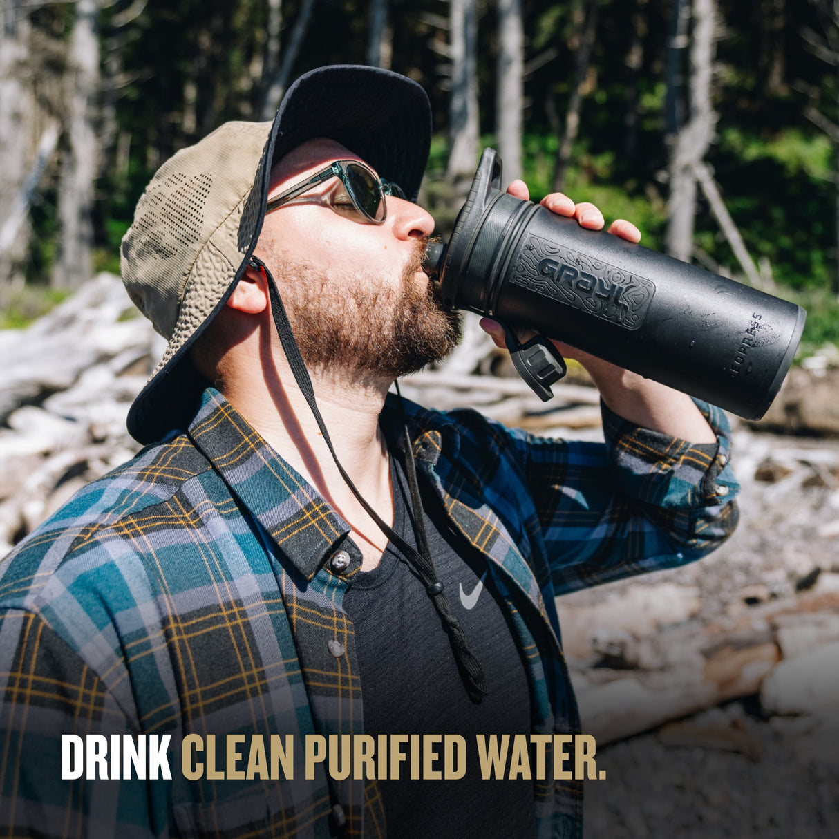 GeoPress Purifier Bottle