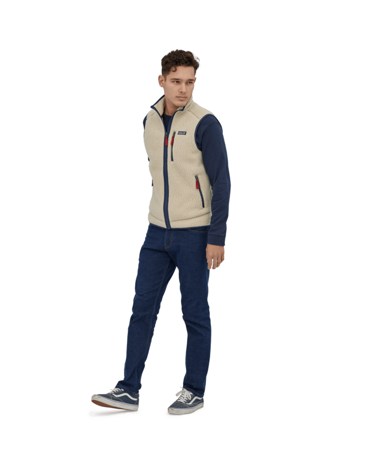 Retro Pile Vest - Men's El Cap Khaki / XS