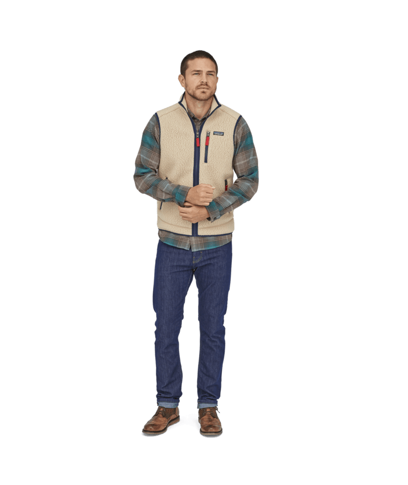 Retro Pile Vest - Men's El Cap Khaki / XS