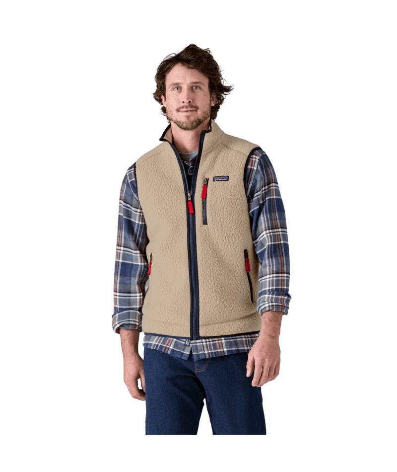 Retro Pile Vest - Men's El Cap Khaki / XS