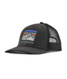 Line Logo Ridge Lopro Trucker Hat Ink Black