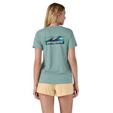 Cap Cool Daily Graphic Shirt - Waters - Women's Boardshort Logo: Thermal Blue X-Dye / L