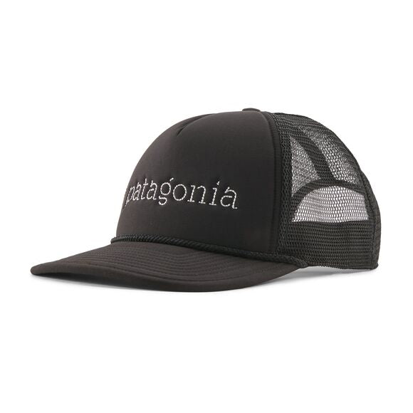 Broadcaster Hat Strata Text: Black