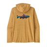 Cap Cool Daily Graphic Hoody - Men's Fitz Roy Trout: Beeswax Tan X-Dye / L