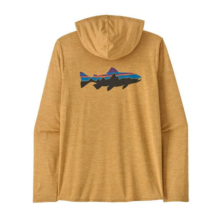 Cap Cool Daily Graphic Hoody - Men's Fitz Roy Trout: Beeswax Tan X-Dye / L