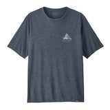 Cap Cool Daily Graphic Shirt - Lands - Men's Chouinard Crest: Smolder Blue X-Dye / L