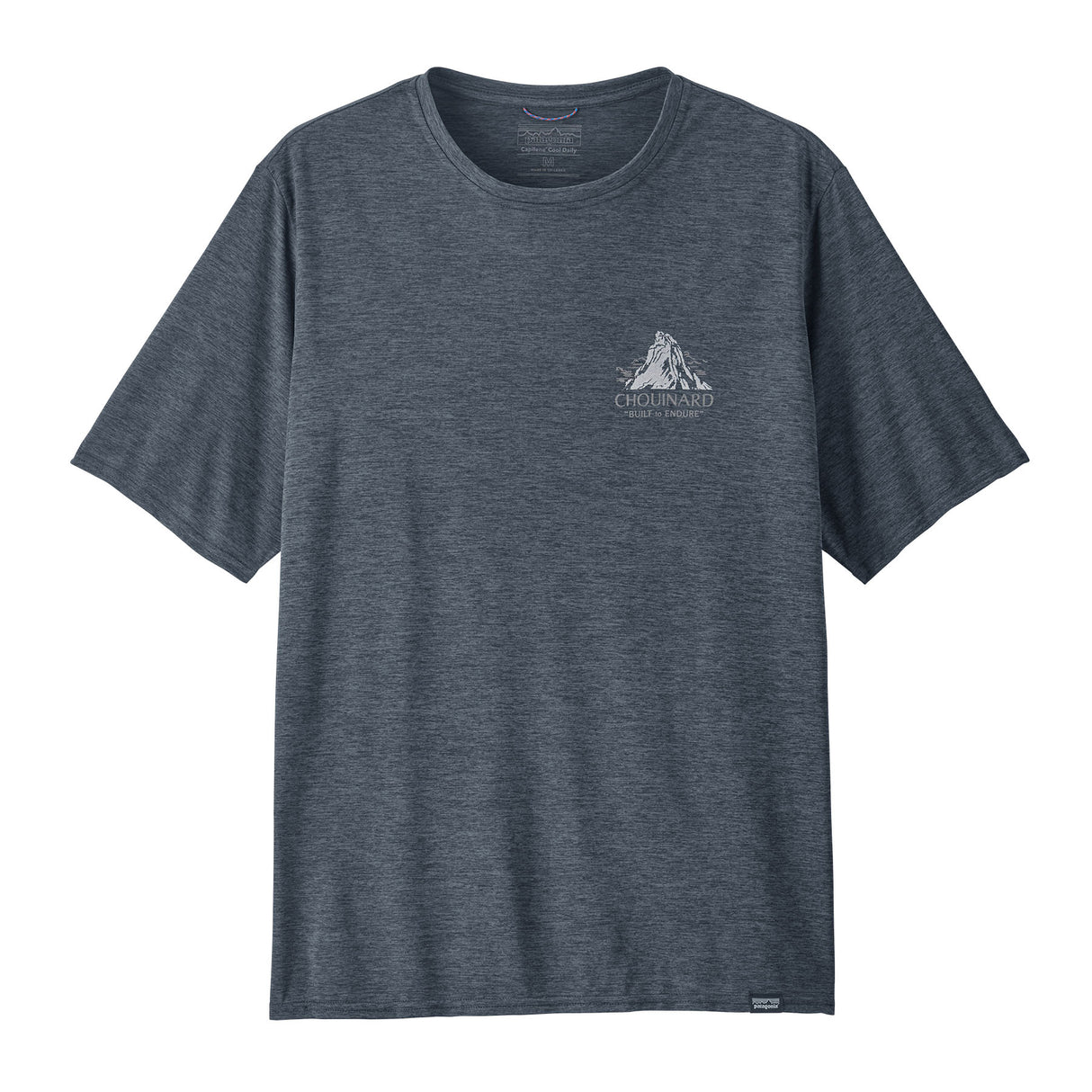 Cap Cool Daily Graphic Shirt - Lands - Men's Chouinard Crest: Smolder Blue X-Dye / L