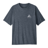 Cap Cool Daily Graphic Shirt - Lands - Men's Chouinard Crest: Smolder Blue X-Dye / L