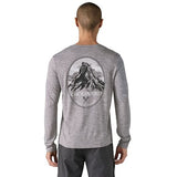 Longsleeve Cap Cool Daily Graphic Shirt - Lands - Men's Chouinard Crest: Feather Grey / L