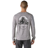 Longsleeve Cap Cool Daily Graphic Shirt - Lands - Men's Chouinard Crest: Feather Grey / L