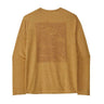 Longsleeve Cap Cool Daily Graphic Shirt - Men's Strataspire: Beeswax Tan X-Dye / L